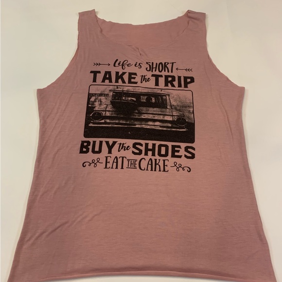 “Life is Short, Take the trip” size woman’s large, cut to fit (bin F) - Picture 2 of 5